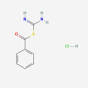 Benzoyl imidothiocarbamate hydrochloride