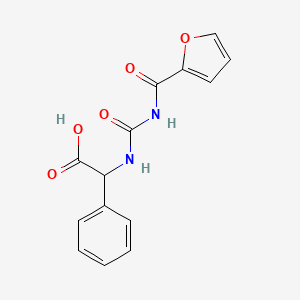 alpha-[[[(2-Furanylcarbonyl)amino]carbonyl]amino]benzeneacetic acid