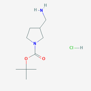 tert-Butyl 3-(aminomethyl)pyrrolidine-1-carboxylate hydrochloride