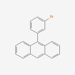 molecular formula C20H13Br B13716496 9-(3-Bromophenyl)anthracene 