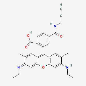 molecular formula C30H29N3O4 B13716523 R6G alkyne, 6-isomer 