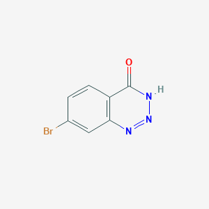 molecular formula C7H4BrN3O B13716736 7-Bromobenzo[d][1,2,3]triazin-4(3H)-one 