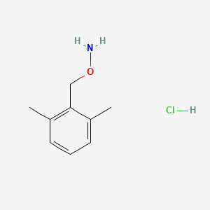 molecular formula C9H14ClNO B13716748 O-(2,6-Dimethylbenzyl)hydroxylamine Hydrochloride 
