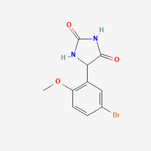 5-(5-Bromo-2-methoxyphenyl)imidazolidine-2,4-dione