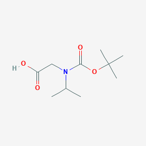 molecular formula C10H19NO4 B137169 N-Boc-N-isopropylamino-acetic acid CAS No. 154509-63-4