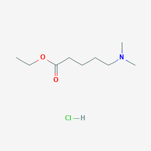 molecular formula C9H20ClNO2 B13716905 Ethyl 5-(Dimethylamino)pentanoate Hydrochloride 