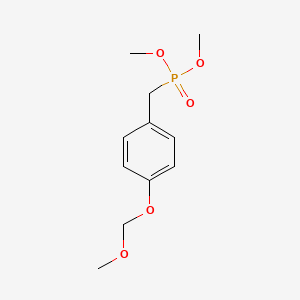 molecular formula C11H17O5P B13716909 Dimethyl 4-(Methoxymethoxy)benzylphosphonate 
