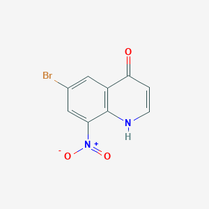 molecular formula C9H5BrN2O3 B1371693 6-Bromo-8-nitroquinolin-4(1H)-one CAS No. 1190198-29-8