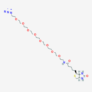 molecular formula C28H52N6O10S B13716973 Biotin-PEG8-azide 