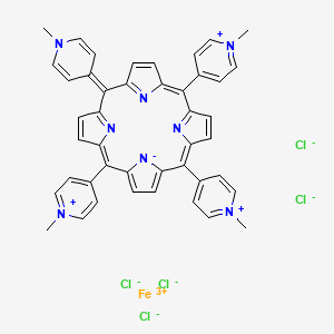 molecular formula C44H36Cl5FeN8 B13716994 FeTMPyP pentachloride 