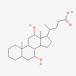 molecular formula C24H40O4 B13717053 7,12-Dihydroxycholan-24-oic acid 