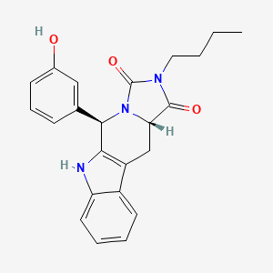 molecular formula C23H23N3O3 B13717083 Monastroline 