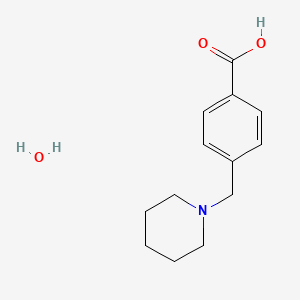4-(1-Piperidinylmethyl)benzoic acid hydrate