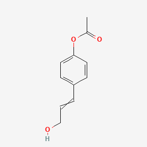 molecular formula C11H12O3 B13717165 4-Acetoxycinnamyl alcohol 