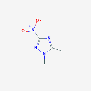 molecular formula C4H6N4O2 B13717179 1,5-Dimethyl-3-nitro-1H-1,2,4-triazole 