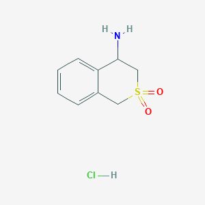4-Aminoisothiochroman 2,2-dioxide hydrochloride