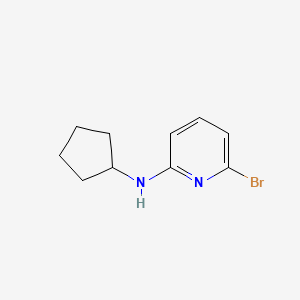 molecular formula C10H13BrN2 B1371729 6-Bromo-N-cyclopentylpyridin-2-amine CAS No. 959237-31-1