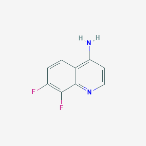 4-Amino-7,8-difluoroquinoline