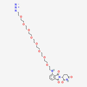 molecular formula C31H46N6O12 B13717405 Pomalidomide-PEG8-Azide 