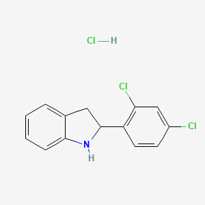 2-(2,4-Dichlorophenyl)indoline hydrochloride