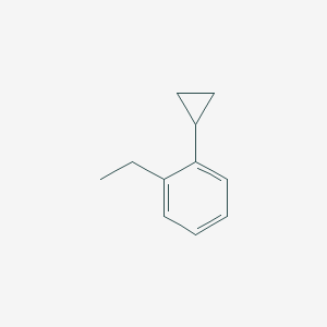 molecular formula C11H14 B13717457 1-Cyclopropyl-2-ethylbenzene 