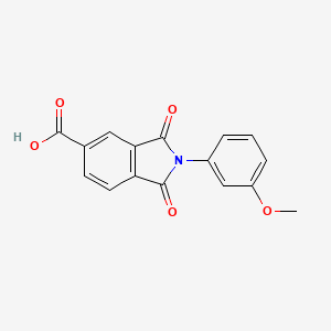 2-(3-Methoxyphenyl)-1,3-dioxoisoindoline-5-carboxylic acid