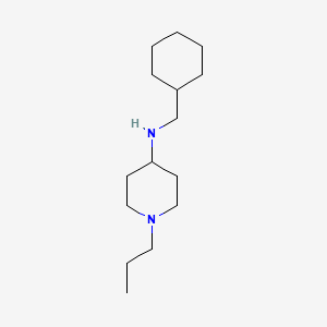 molecular formula C15H30N2 B1371751 N-(cyclohexylmethyl)-1-propylpiperidin-4-amine 