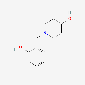 1-[(2-Hydroxyphenyl)methyl]piperidin-4-ol