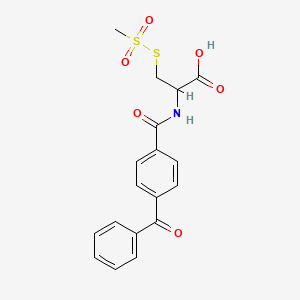 Benzophenone-4-carboxamidocysteine methanethiosulfonate