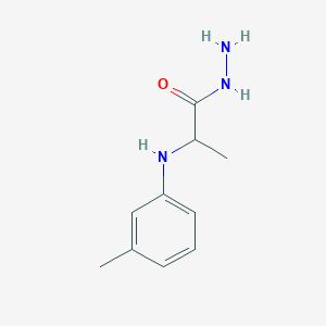 2-[(3-Methylphenyl)amino]propanohydrazide