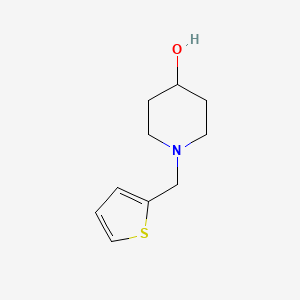 molecular formula C10H15NOS B1371764 1-(Thiophen-2-ylmethyl)piperidin-4-ol 