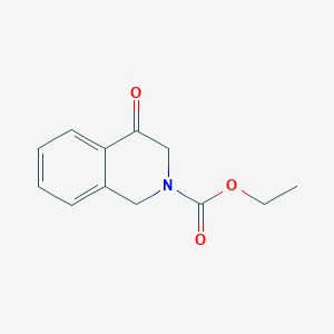molecular formula C12H13NO3 B13717662 Ethyl 4-Oxo-3,4-dihydroisoquinoline-2(1H)-carboxylate 