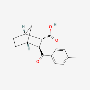 molecular formula C16H18O3 B13717675 Exo-3-(4-methylbenzoyl)-bicyclo[2.2.1]heptane-endo-2-carboxylic acid 
