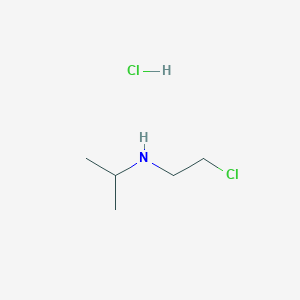 molecular formula C5H13Cl2N B1371773 N-(2-Chloroethyl)propan-2-amine hydrochloride CAS No. 6306-61-2
