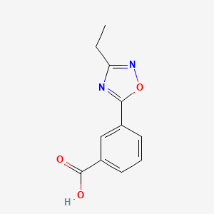 molecular formula C11H10N2O3 B1371791 3-(3-乙基-1,2,4-恶二唑-5-基)苯甲酸 CAS No. 902837-22-3