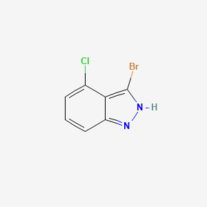 molecular formula C7H4BrClN2 B1371798 3-Bromo-4-chloro-1H-indazole CAS No. 885521-40-4