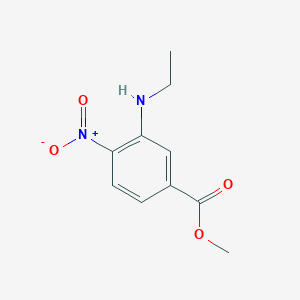 molecular formula C10H12N2O4 B1371799 Methyl 3-(ethylamino)-4-nitrobenzoate CAS No. 952183-54-9