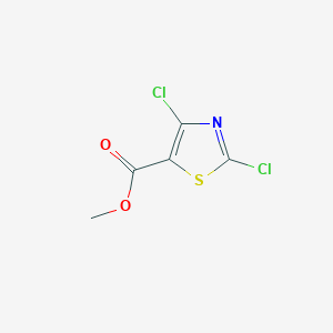 molecular formula C5H3Cl2NO2S B1371804 Methyl 2,4-dichlorothiazole-5-carboxylate CAS No. 861708-66-9