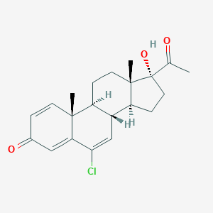 molecular formula C₂₁H₂₅ClO₃ B137183 Delmadinone CAS No. 15262-77-8