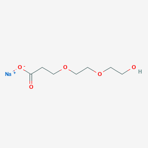 molecular formula C7H13NaO5 B13718330 Hydroxy-PEG2-acid sodium salt 