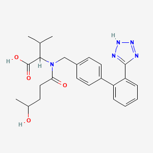 molecular formula C24H29N5O4 B13718437 Valery 4-Hydroxy Valsartan 