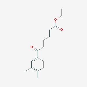 Ethyl 6-(3,4-dimethylphenyl)-6-oxohexanoate