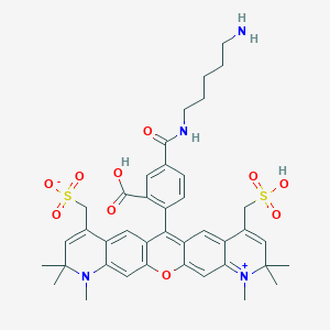 molecular formula C40H46N4O10S2 B13718628 APDye 594 Cadaverine 