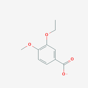 molecular formula C10H11O4- B13718746 3-Ethoxy-4-methoxybenzoate 