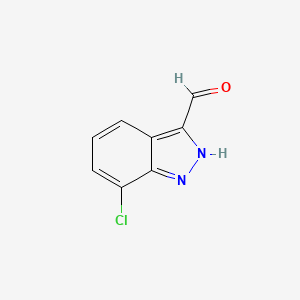 molecular formula C8H5ClN2O B1371879 7-Chloro-1H-indazole-3-carbaldehyde CAS No. 885519-02-8
