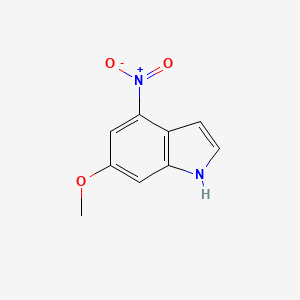 molecular formula C9H8N2O3 B1371881 6-Methoxy-4-nitro-1H-indole CAS No. 885520-66-1