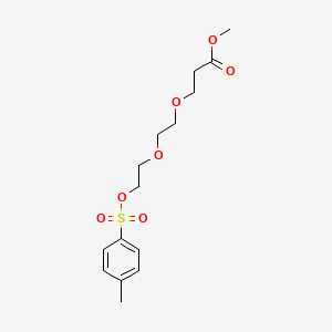 molecular formula C15H22O7S B13718833 Tos-PEG3-methyl ester 