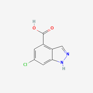 B1371884 6-Chloro-1H-indazole-4-carboxylic acid CAS No. 885522-12-3