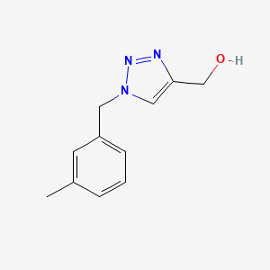 {1-[(3-methylphenyl)methyl]-1H-1,2,3-triazol-4-yl}methanol