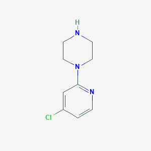 molecular formula C9H12ClN3 B1371921 1-(4-Chloropyridin-2-yl)piperazine CAS No. 885277-30-5
